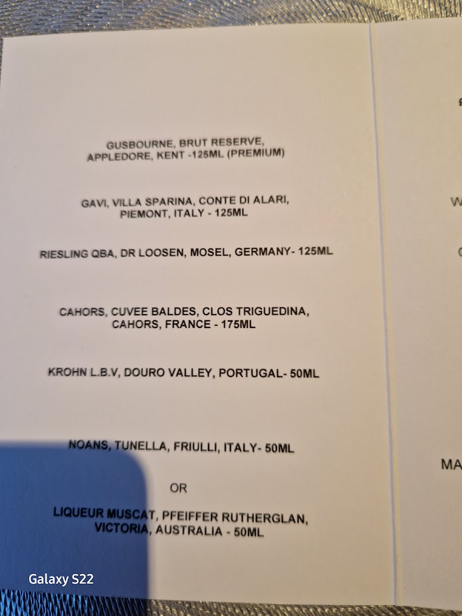 Menu The Box Tree Restaurant-8